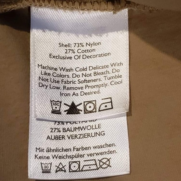 Eddie Bauer Travex Women's Khaki Zip Up Utility Jacket Nylon Hiking Medium - Picture 5 of 7